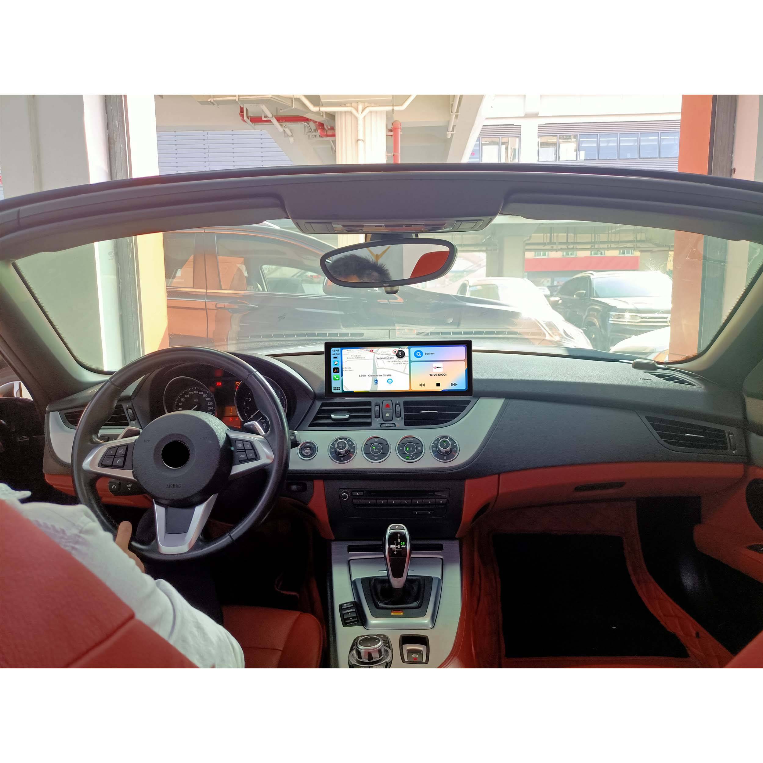 Für BMW X3 E83 + i-DRIVE 12,3" Touchscreen Android GPS Navigation CarPlay