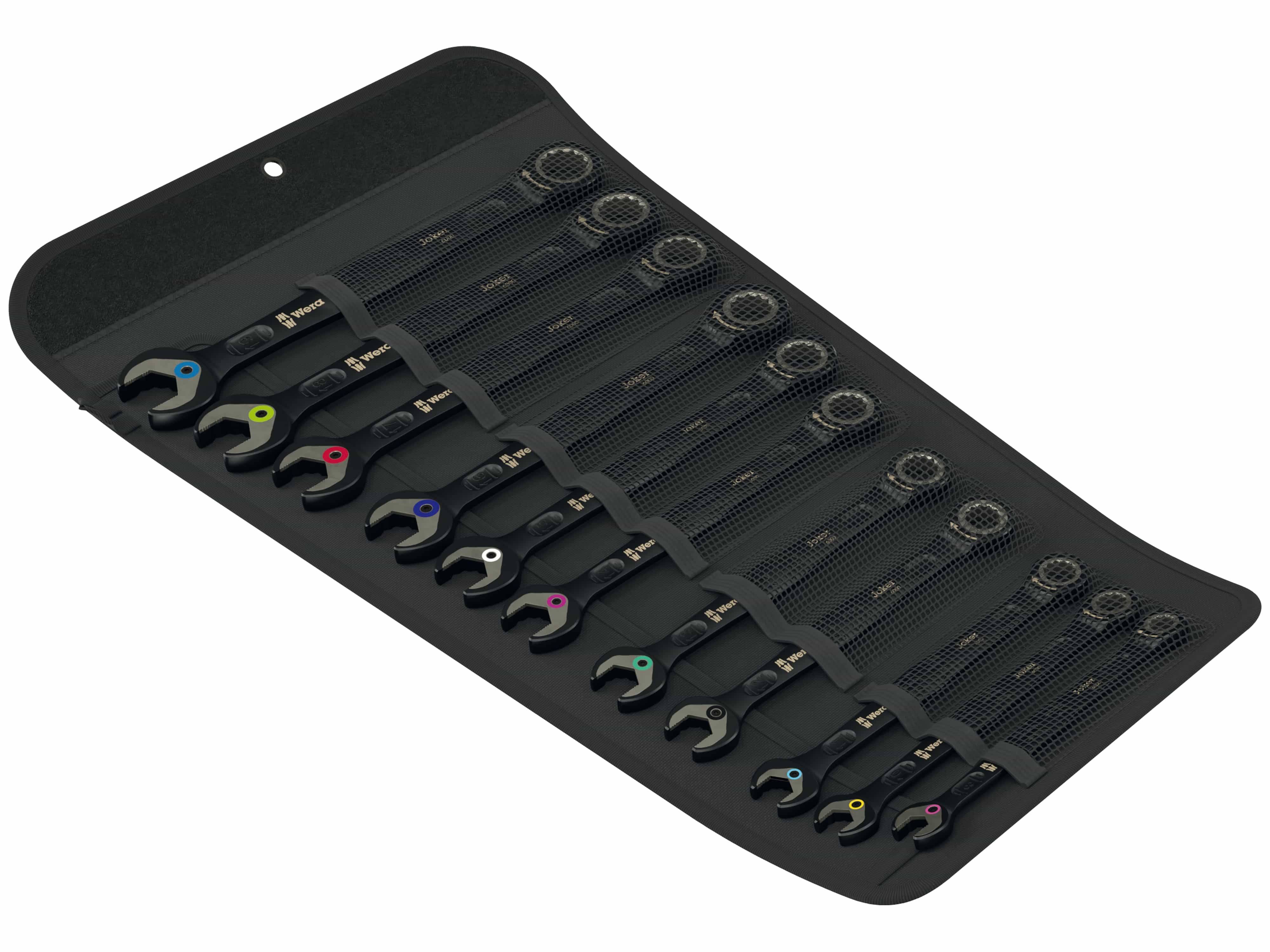 WERA Maul-Ringratschenschlüssel-Satz, 6000 Joker Black Edition 11 Set 1, 05020017001, 11-teilig