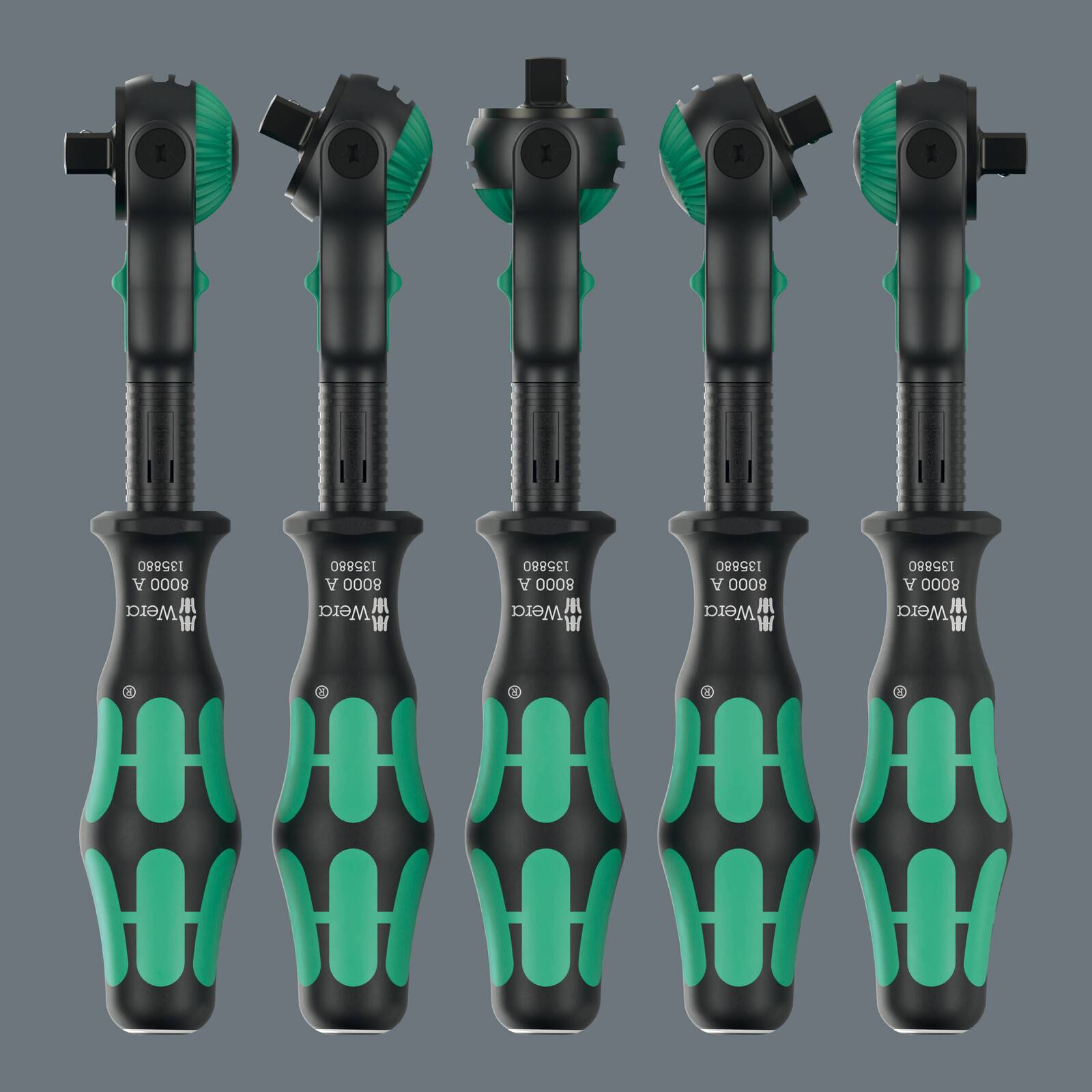 Wera 8000 A Black Edition Zyklop Speed-Knarre mit 1/4"-Antrieb