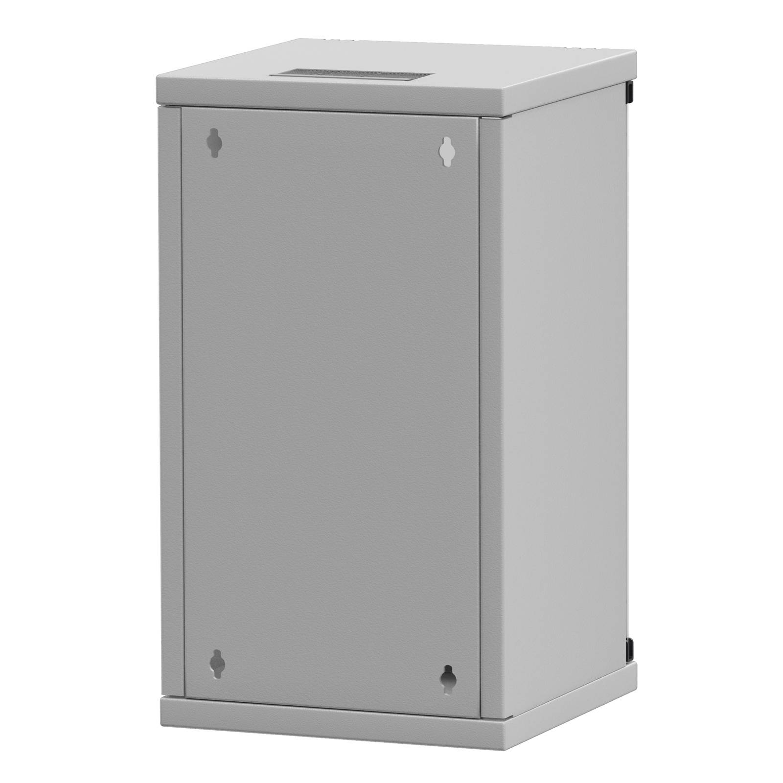 hb-digital Netzwerkschrank 10 Zoll 12HE Wandgehäuse 592 x 312 x 300 mm hellgrau