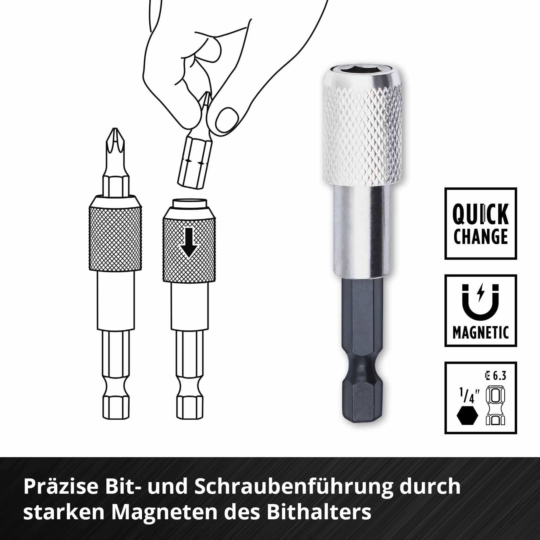 EINHELL Bit-Set, 108613, S-CASE, 28-teilig