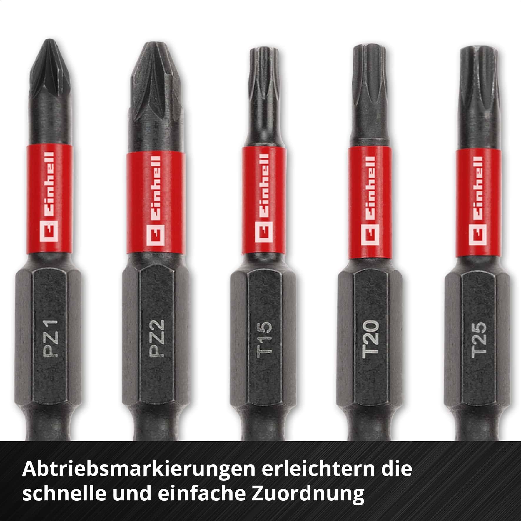EINHELL Impact-Bit-Set, 118653, 10-teilig
