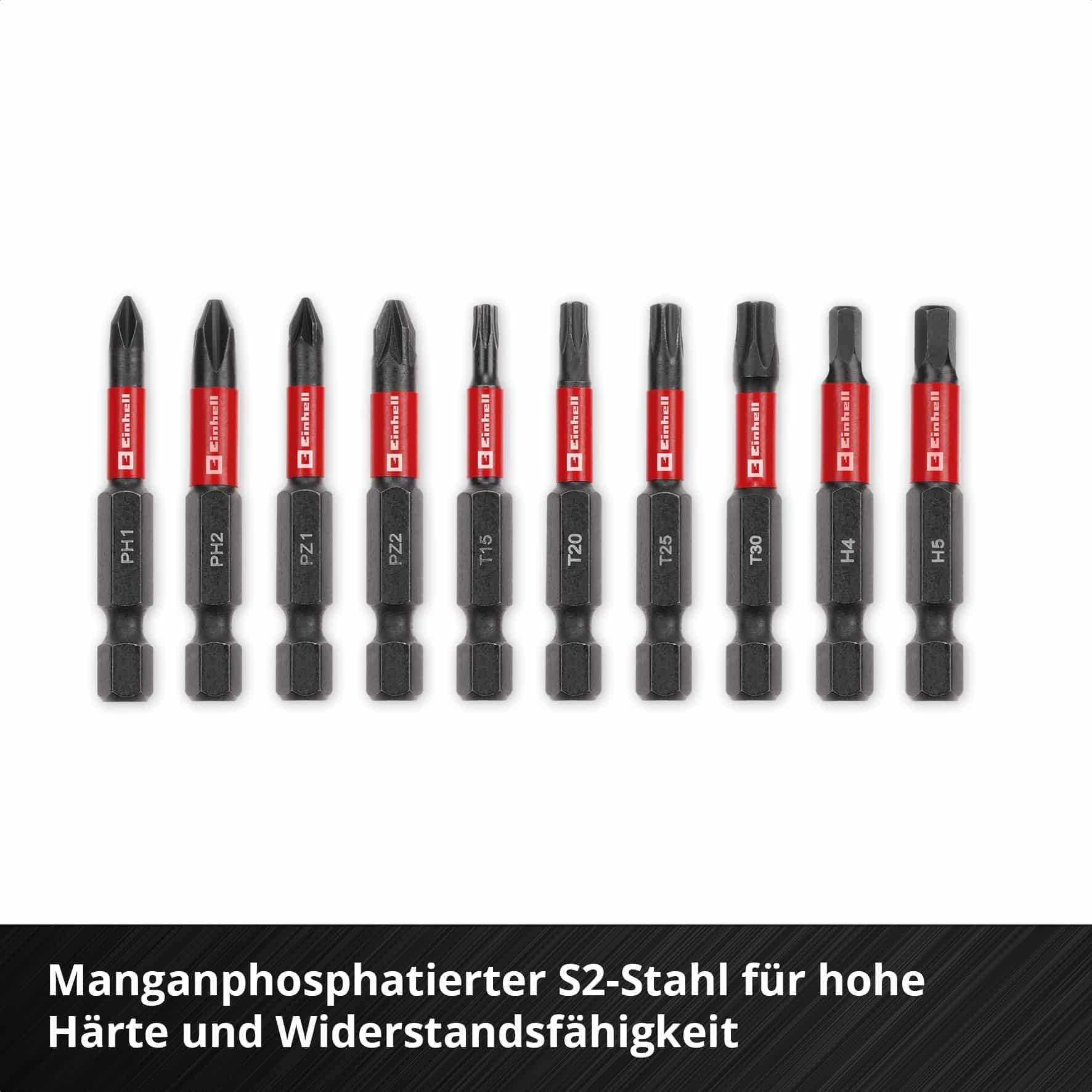 EINHELL Impact-Bit-Set, 118653, 10-teilig