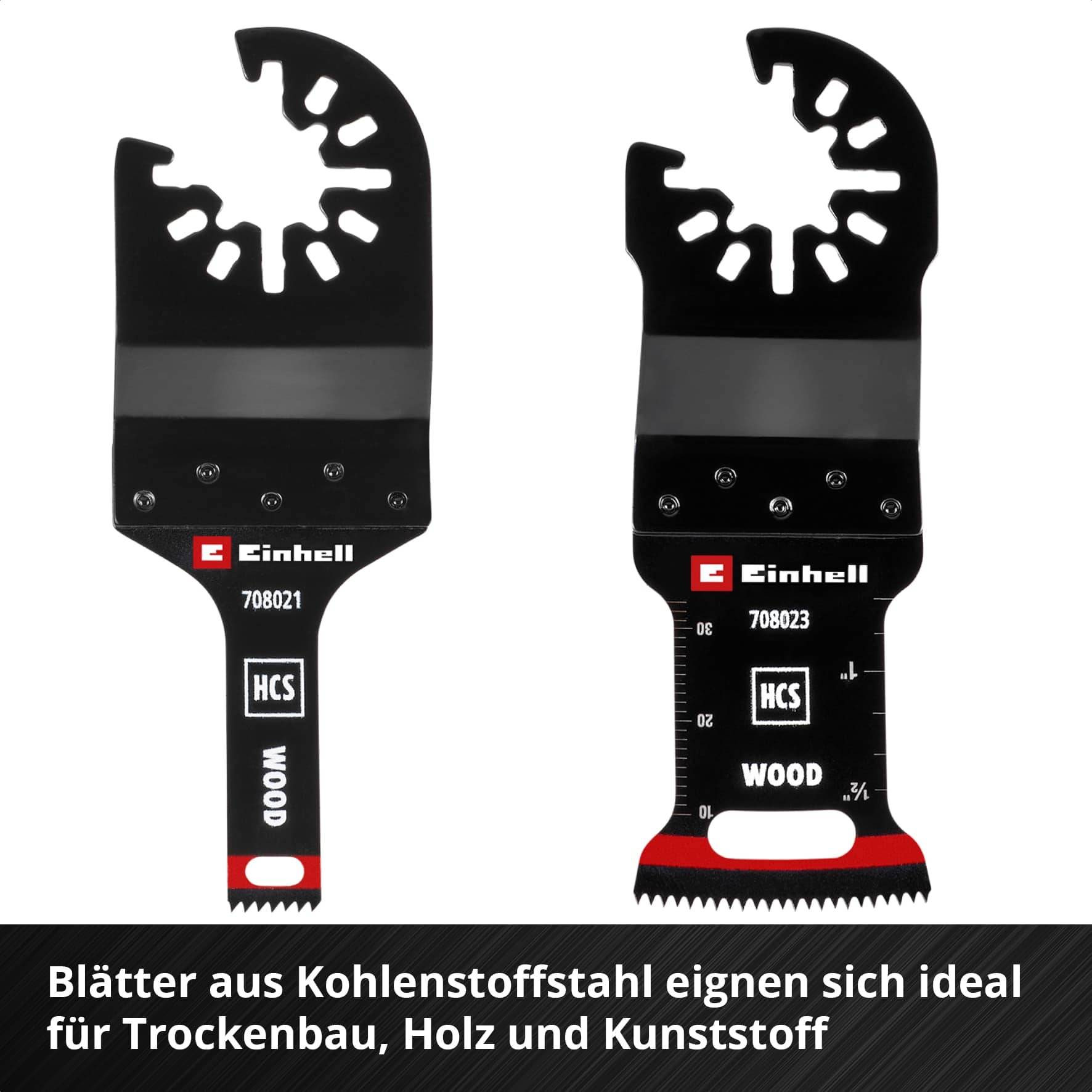 EINHELL Multitool-Set, 708103, Holz/Metall, 3-teilig