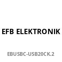 EFB USB2.0 Anschlusskabel C-C,St.-St.,2m, 480Mbit 3A Multimedia-Technik USB-Kabel