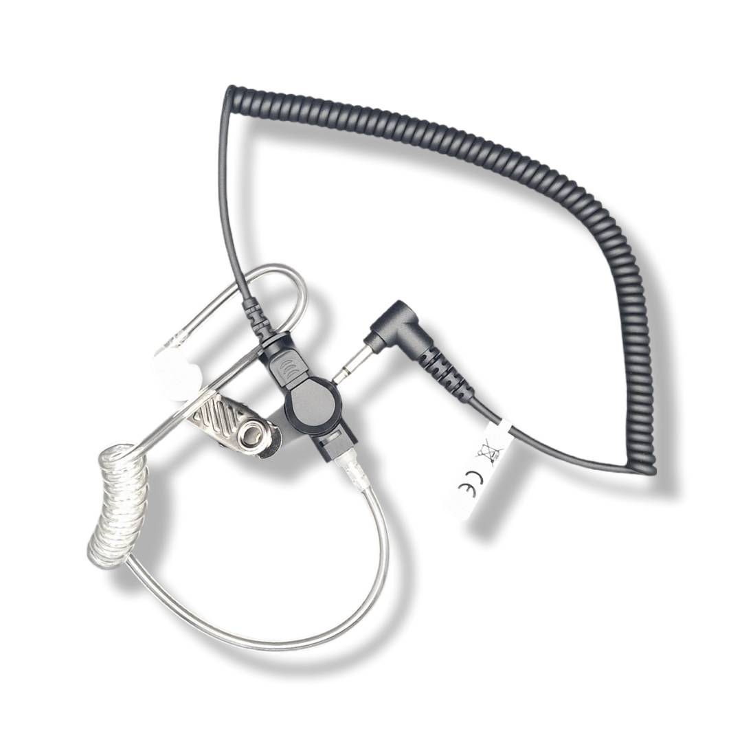 funkKRAFT WaveCom Pro 3.5 – Ohrhörer mit Schallschlauch für Funkgeräte & Lautsprechermikrofone (3,5 mm Klinke)