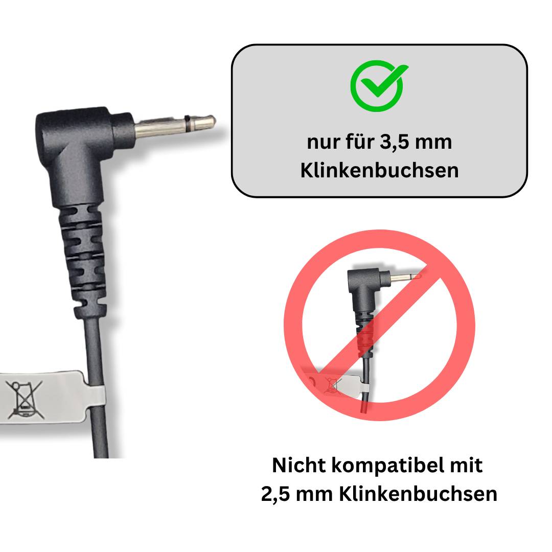 funkKRAFT WaveCom Pro 3.5 – Ohrhörer mit Schallschlauch für Funkgeräte & Lautsprechermikrofone (3,5 mm Klinke)