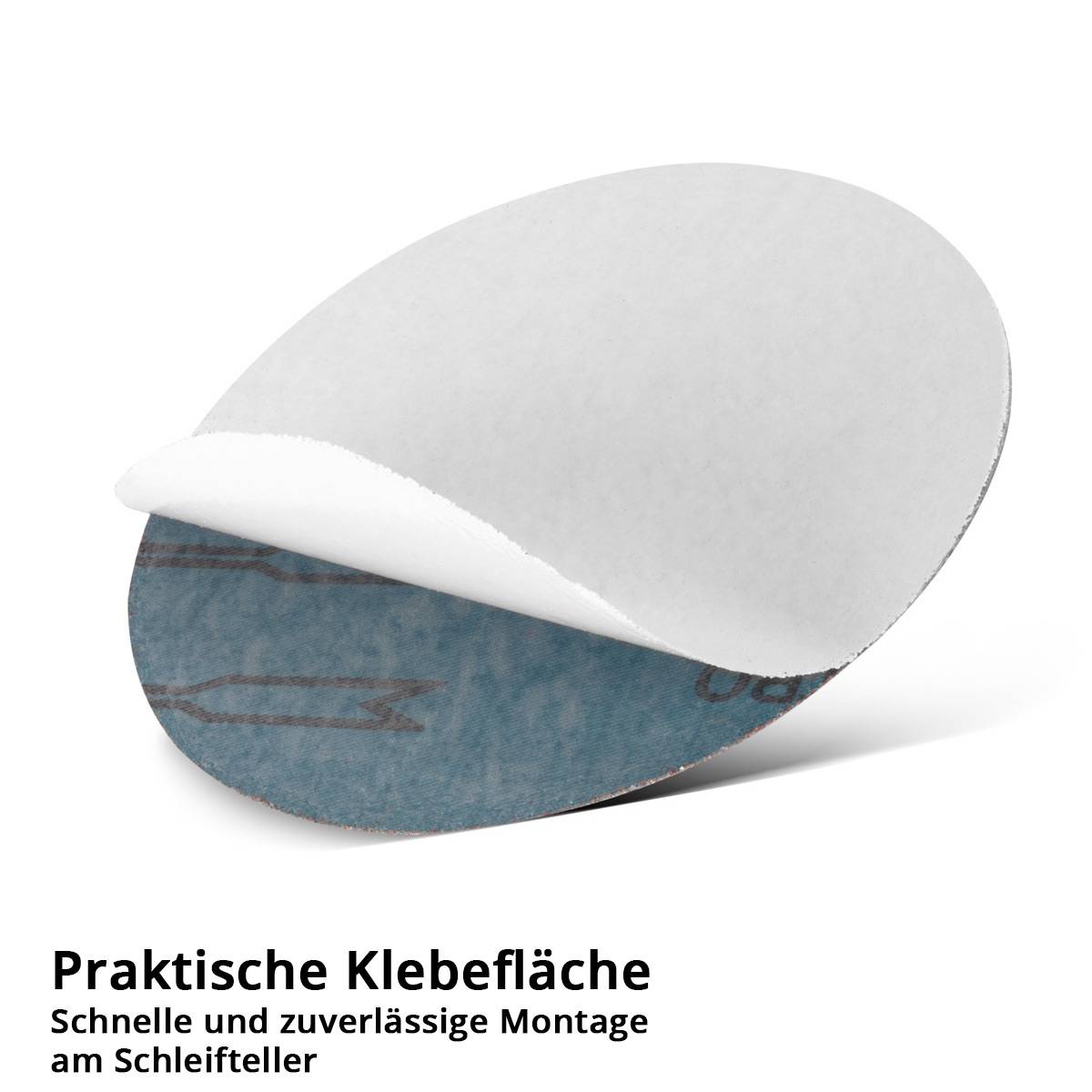 STAHLWERK Schleifscheiben 10er Set 150 mm mit K100 Körnung Schleifpads