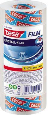 tesa Klebefilm Kristall-Klar 57418-00000 19mmx33m 6St.