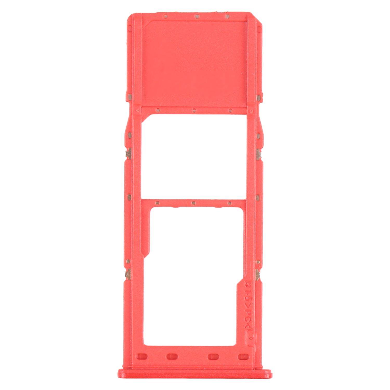 Sim Karten Halter für Samsung Galaxy A12 Rot Red Card Tray Micro SD Ersatz Teil