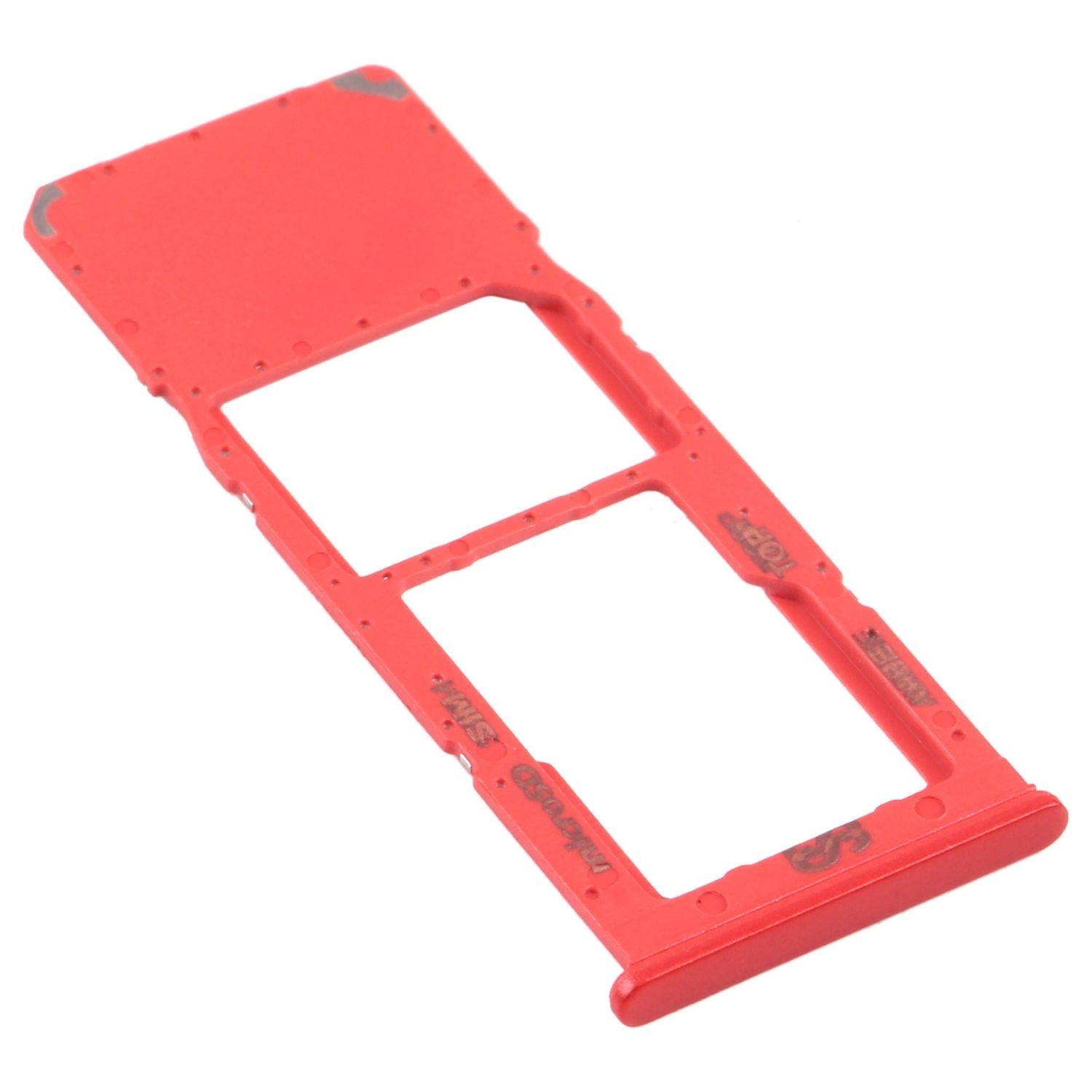 Sim Karten Halter für Samsung Galaxy A12 Rot Red Card Tray Micro SD Ersatz Teil