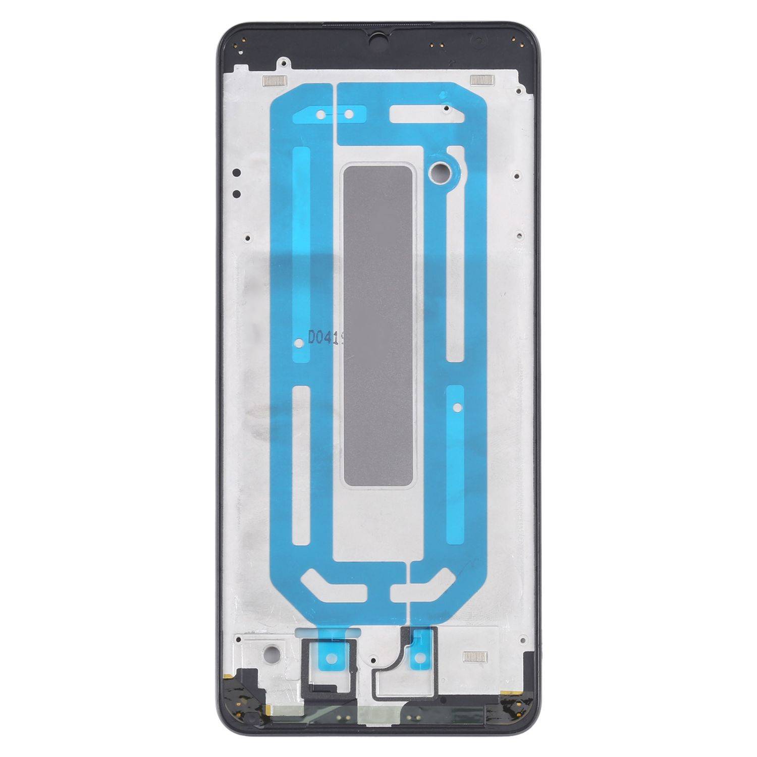 Für Samsung Galaxy A22 Front Housing LCD Bezel Rahmen Reparatur Ersatz Schwarz