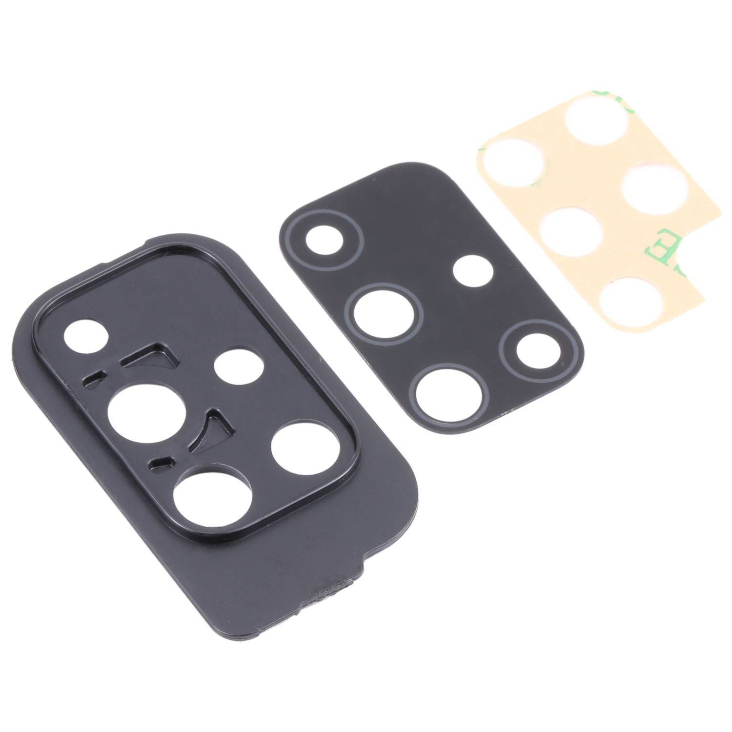 Back Kamera Linsen Abdeckung Cover Schwarz für Samsung Galaxy M51 Ersatz Teil