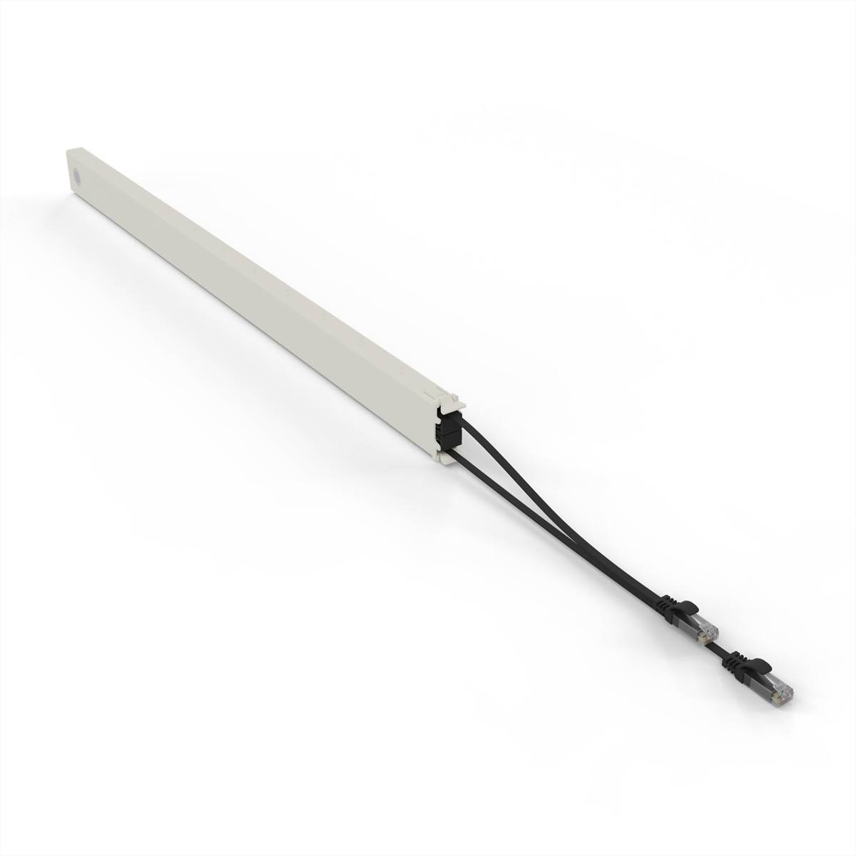 patchbox.one Kassette 46RU UTP schwarz Cat.6a 2,5m