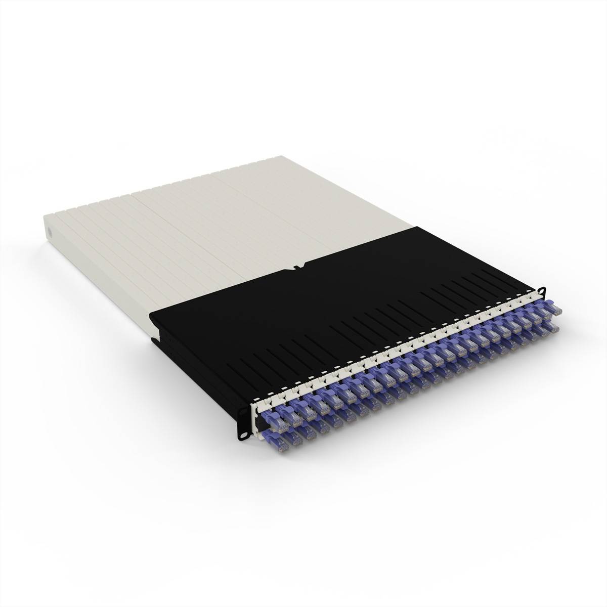 patchbox.one 30RU UTP violett Cat.6a 1,8m