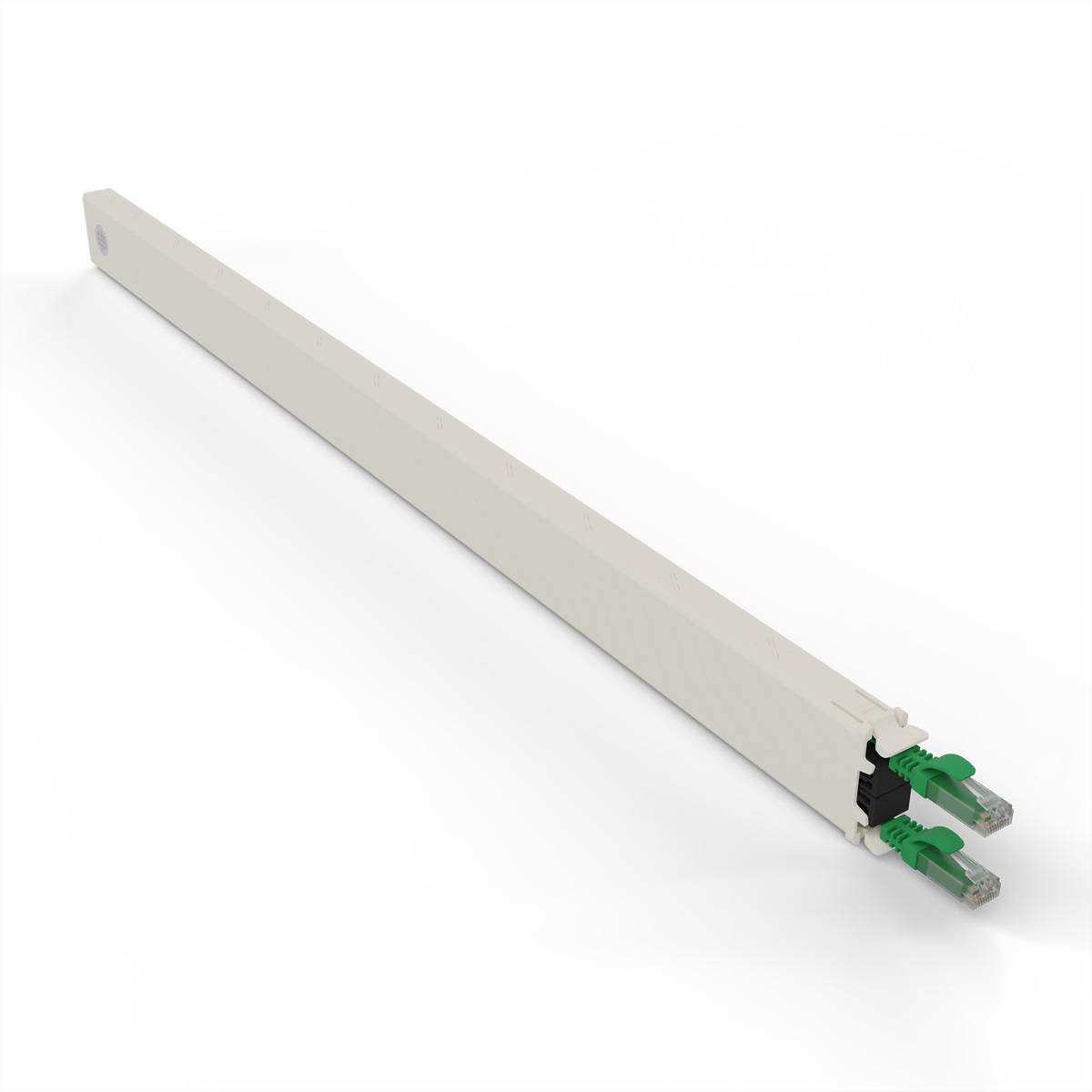 patchbox.one Kassette 30RU UTP grün Cat.6a 1,8m
