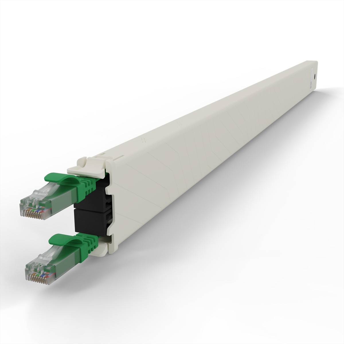patchbox.one Kassette 30RU UTP grün Cat.6a 1,8m