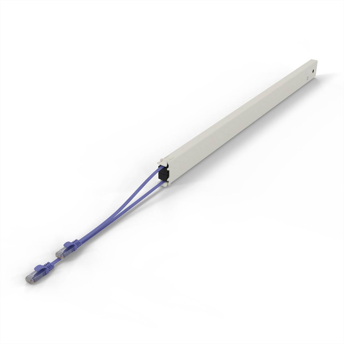 patchbox.one Kassette 46RU UTP violett Cat.6a 2,5m