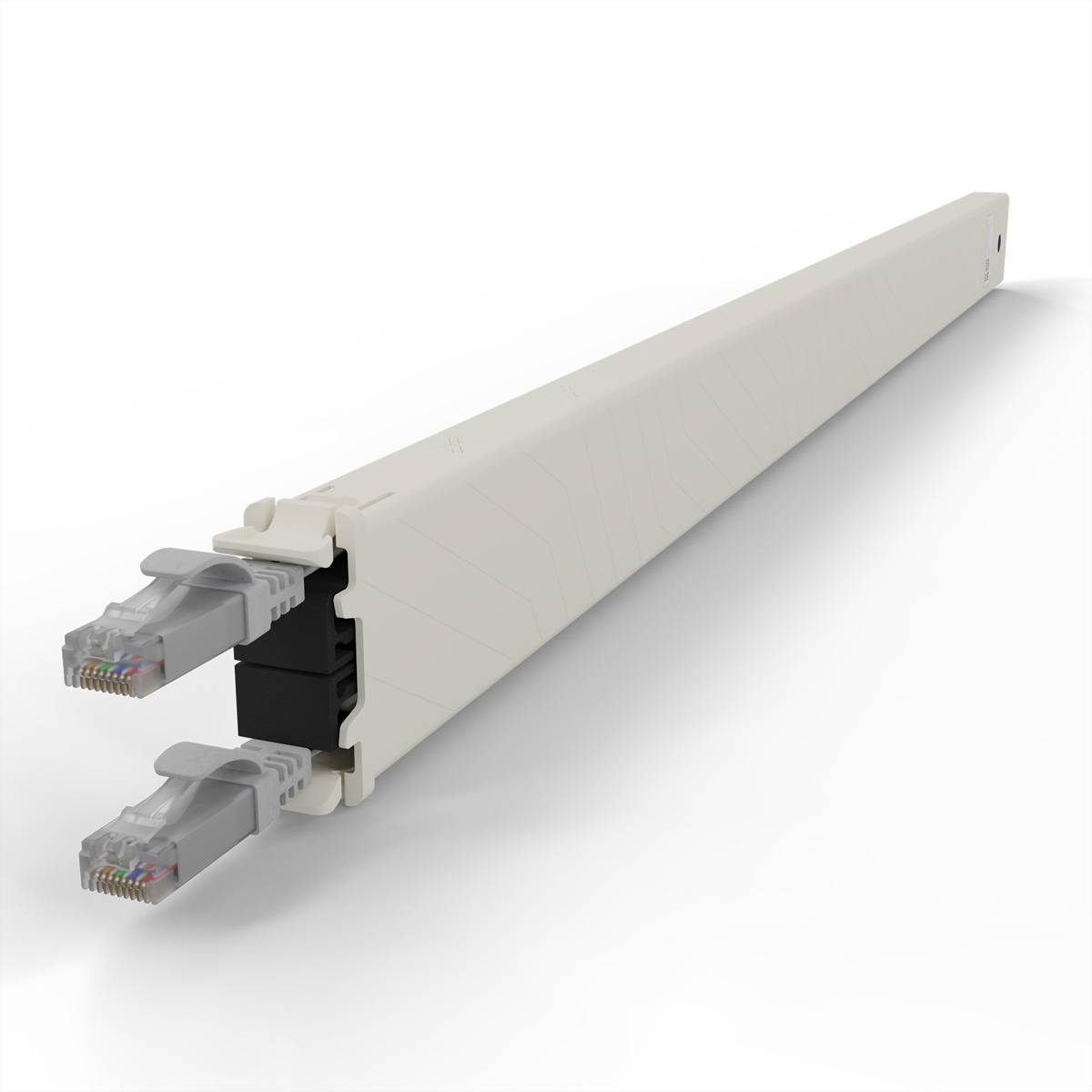 patchbox.one Kassette 30RU UTP grau Cat.6a 1,8m