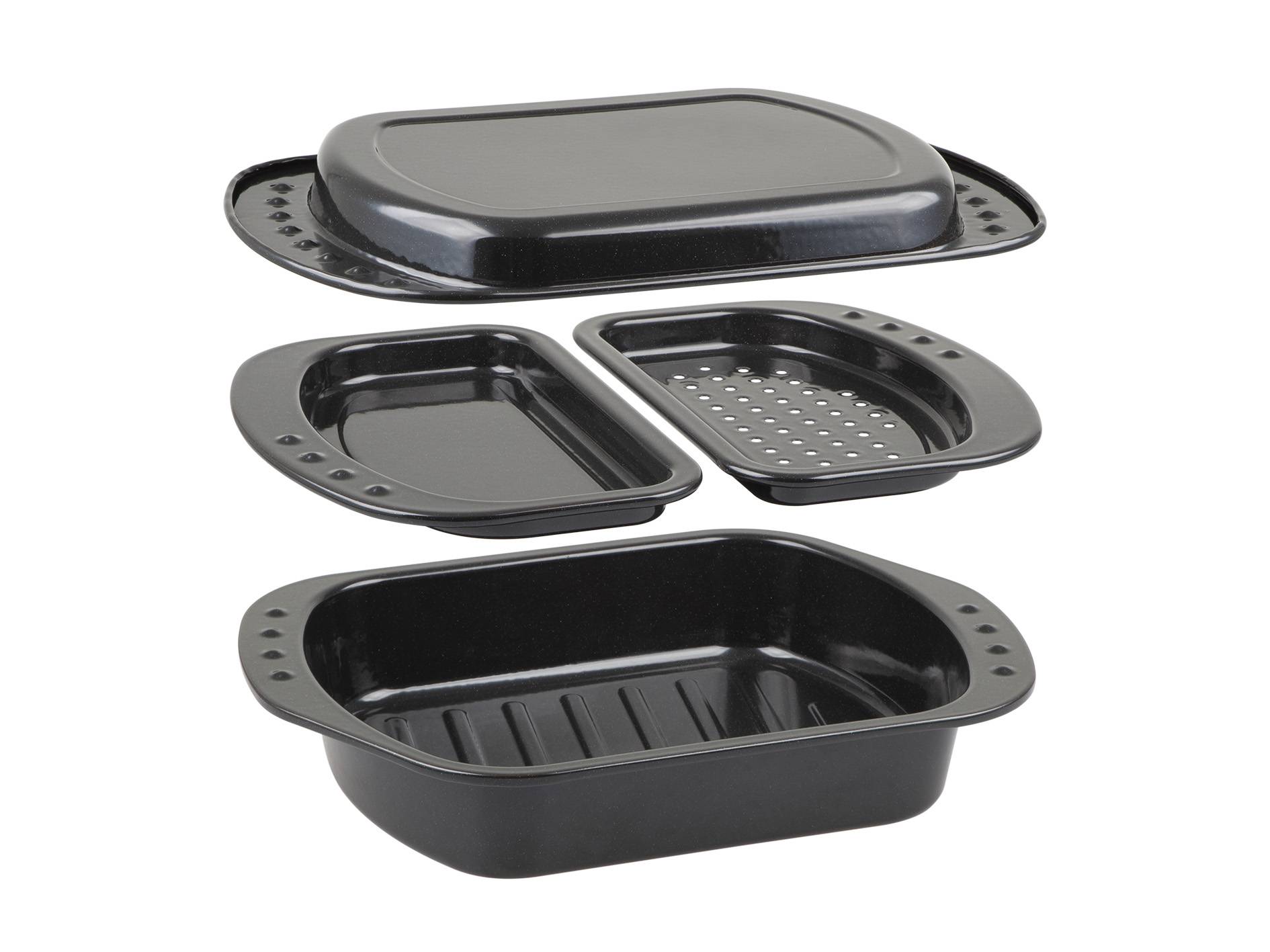 Urban Ovenform Set BBQ 4 teilig emailliert