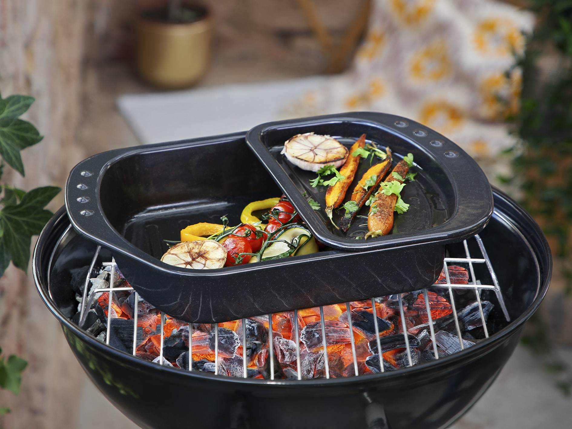 Urban Ovenform Set BBQ 4 teilig emailliert