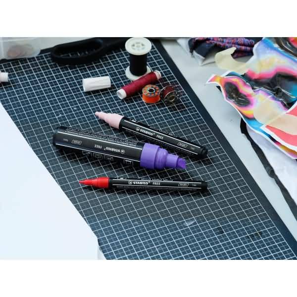 Acrymarker FREE Acrylic T100 Kartonetui 5 Stück/5 Farben Royal
