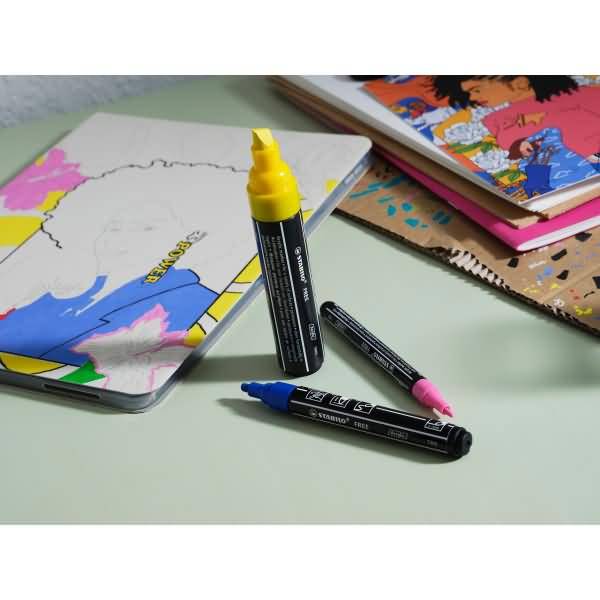 Acrymarker FREE Acrylic T800C Kartonetui 5 Stück/5 Farben Seaside