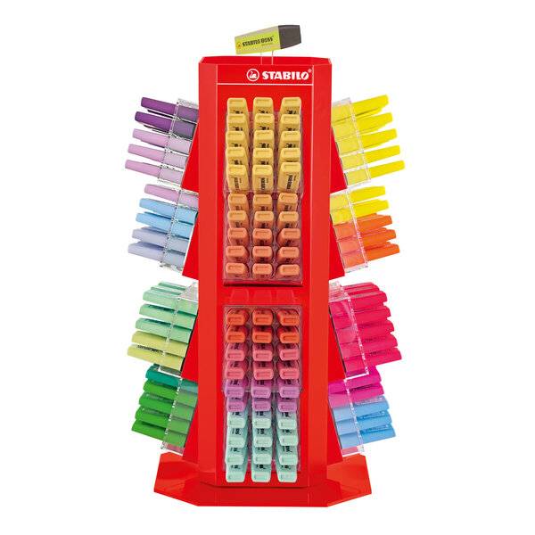 Textmarker BOSS ORIGINAL Rotating Tower 240 Stück/30 Farben