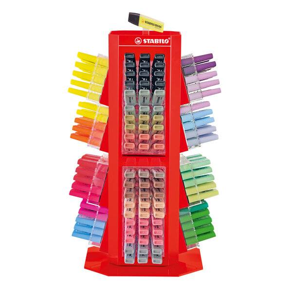 Textmarker BOSS ORIGINAL Rotating Tower 240 Stück/30 Farben