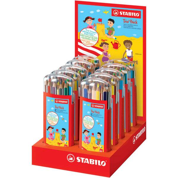 Farbstift Trio dick Display Display Box 10 Stück/10 Farben