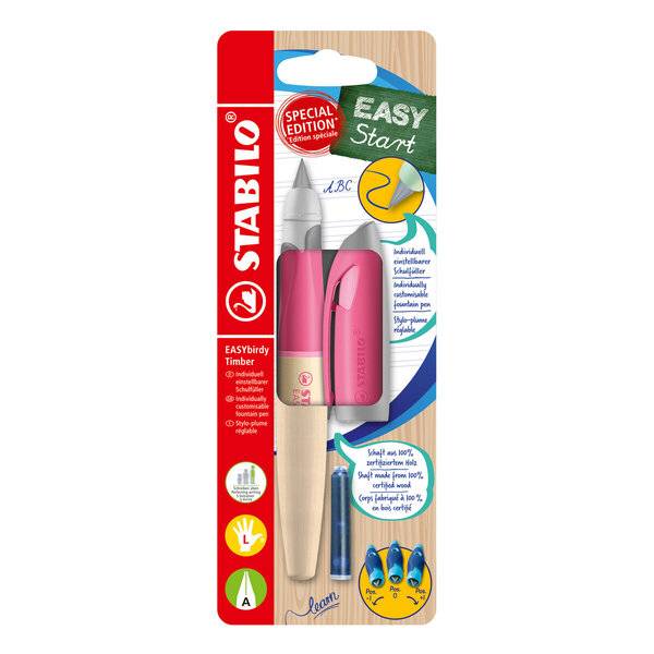 Füller EASYbirdy Timber, A Blister rosa L