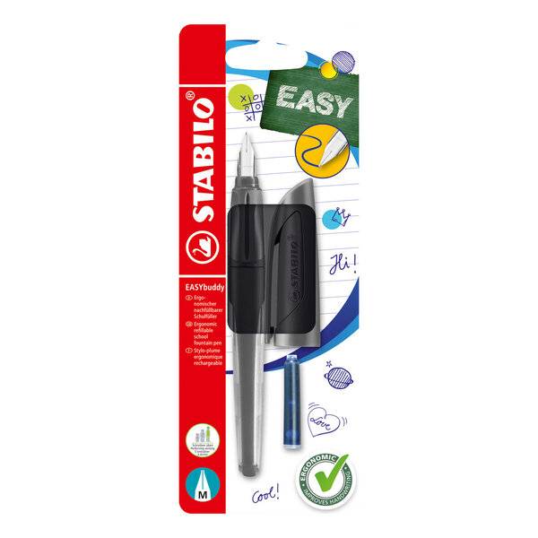 Füller EASYbuddy Twilight Sky, M Blister schwarz/schwarz