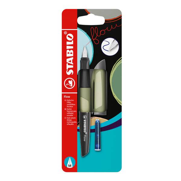 Füller Flow Blister 1 Stück/1 Farbe pastellkhaki