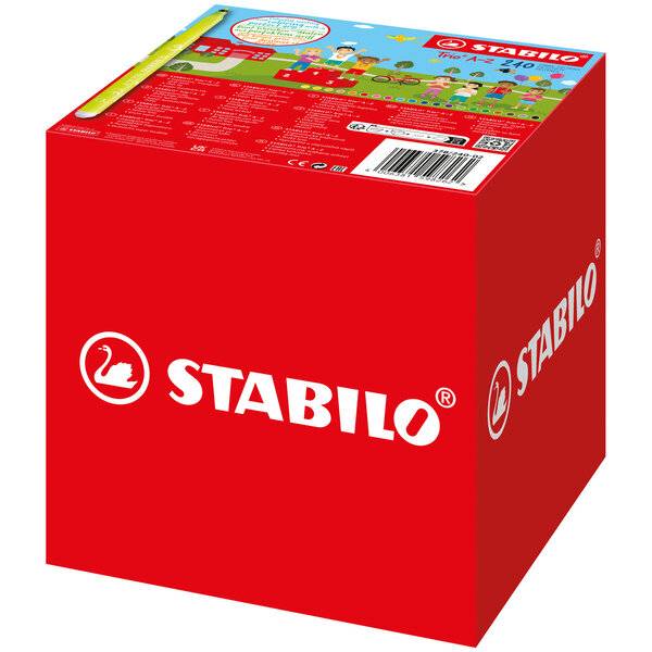 Fasermaler Trio A-Z XL Kartonbox Box XL 240 Stück/20 Farben