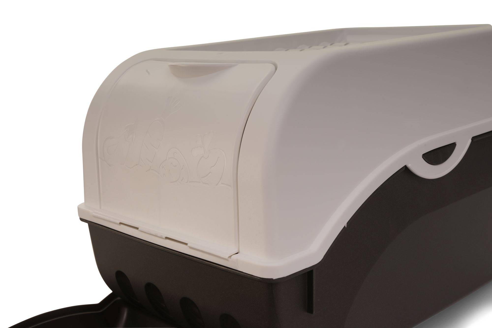 Novaliv 2x Klein 3,5 L Zwiebeltopf perlmut Zwiebelbox Knoblauchtopf Aufbewahrungsbox Vorratsdose Gemüsebox