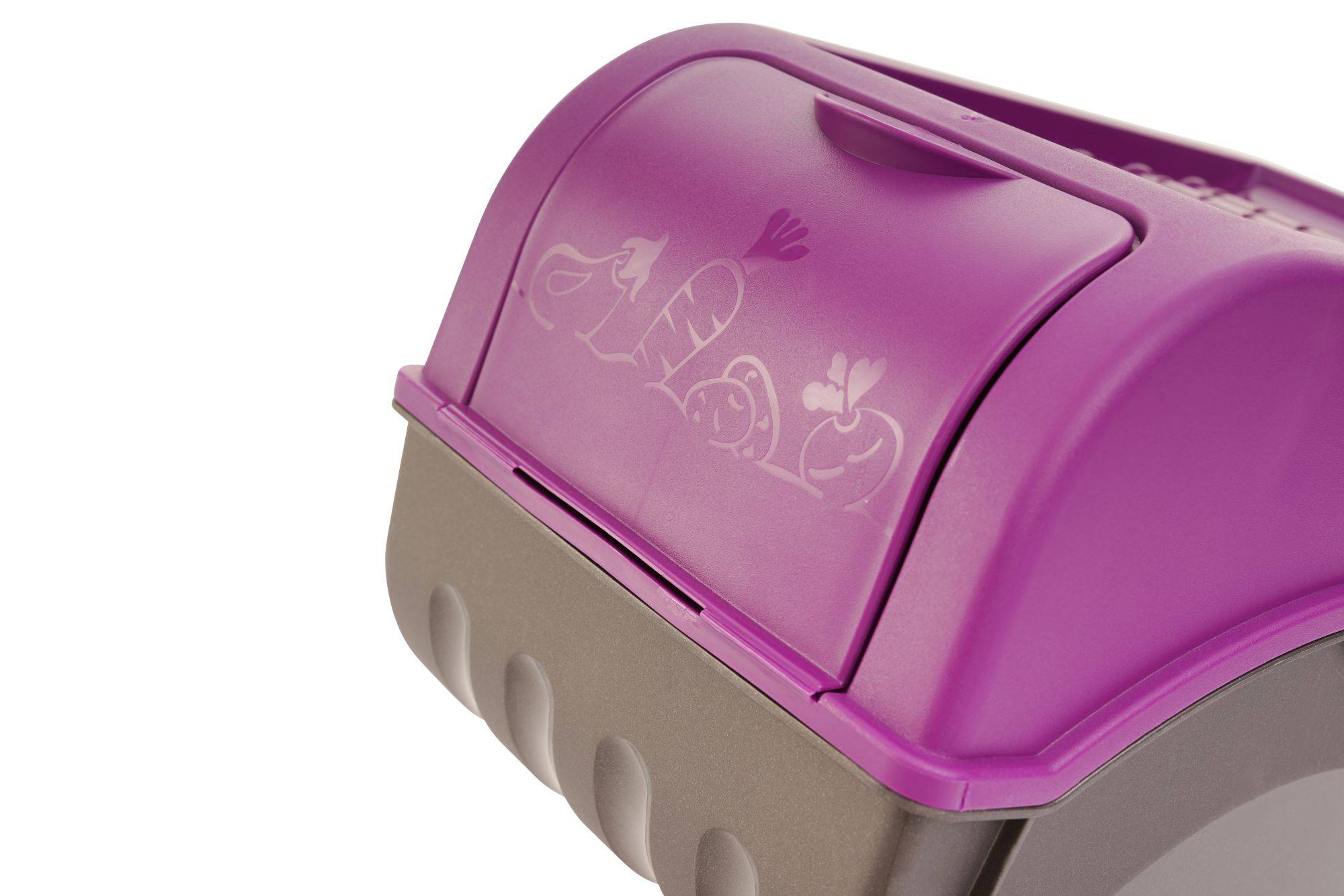 Novaliv Gemüseboxen Kartoffelboxen Vorratsbehälter 3,5l bis 9l (Lila, 2X 3,5l)