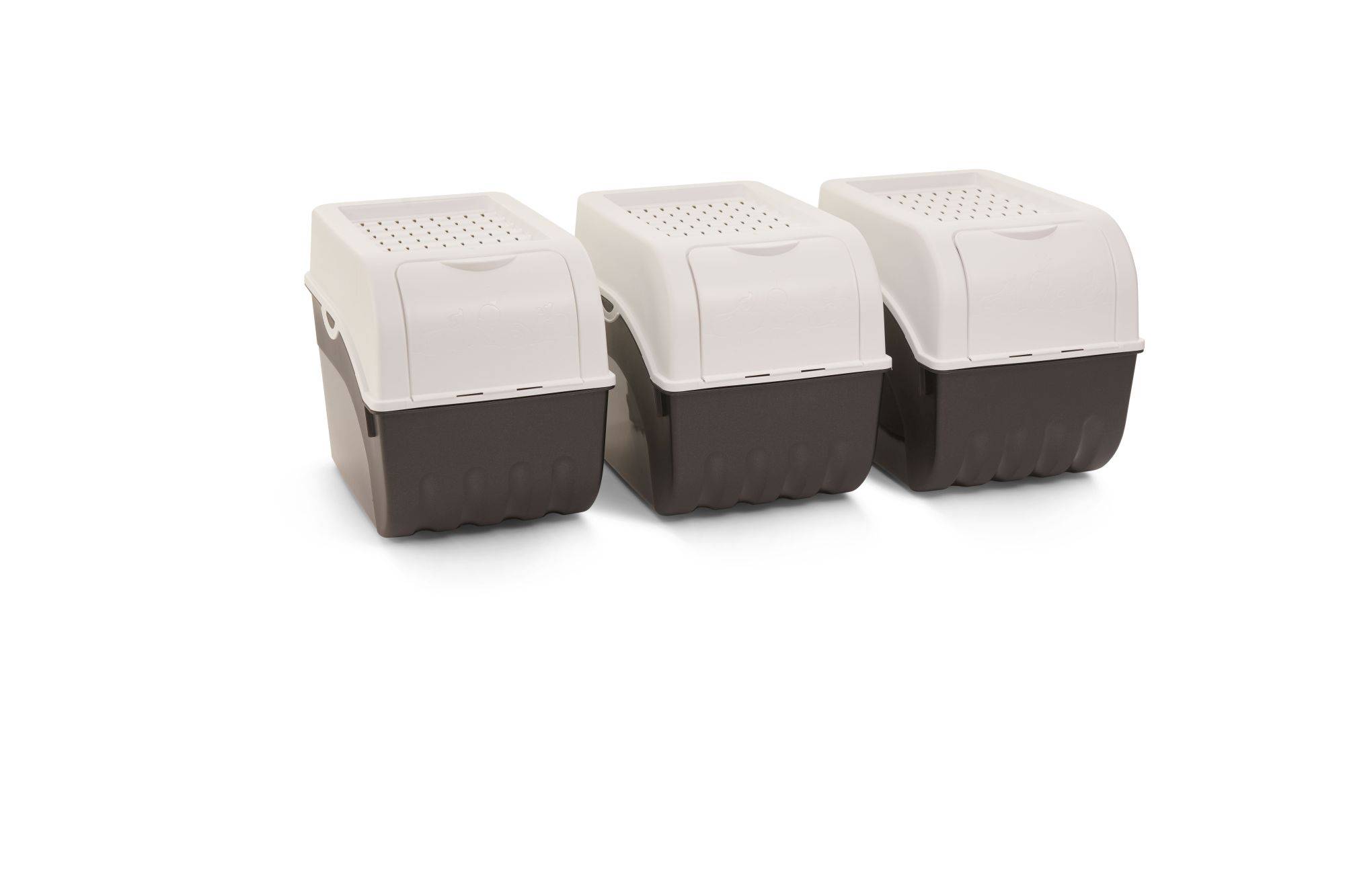 Novaliv 3x Groß 9l weiß Kartoffel Kartoffelbox Kartoffelkiste Kartoffellager Kartoffelkopf Kartoffelsack