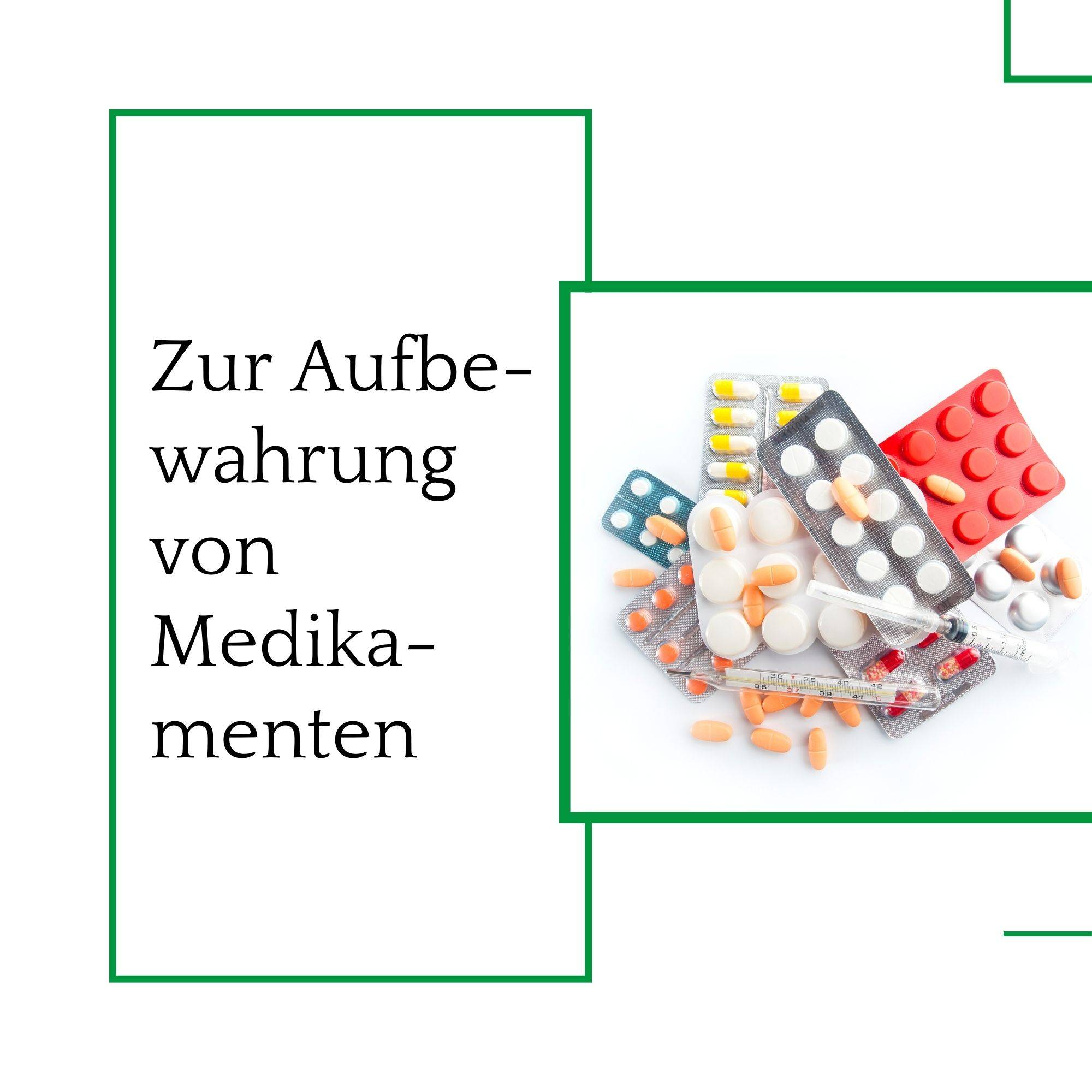 Novaliv Medikamenten Organizer klein Hausapotheke - 25 x 12 cm ANTHRAZIT GRAU mit Abtrennung - Medikamentenbox Aufbewahrung für Pillen Tablettenbox