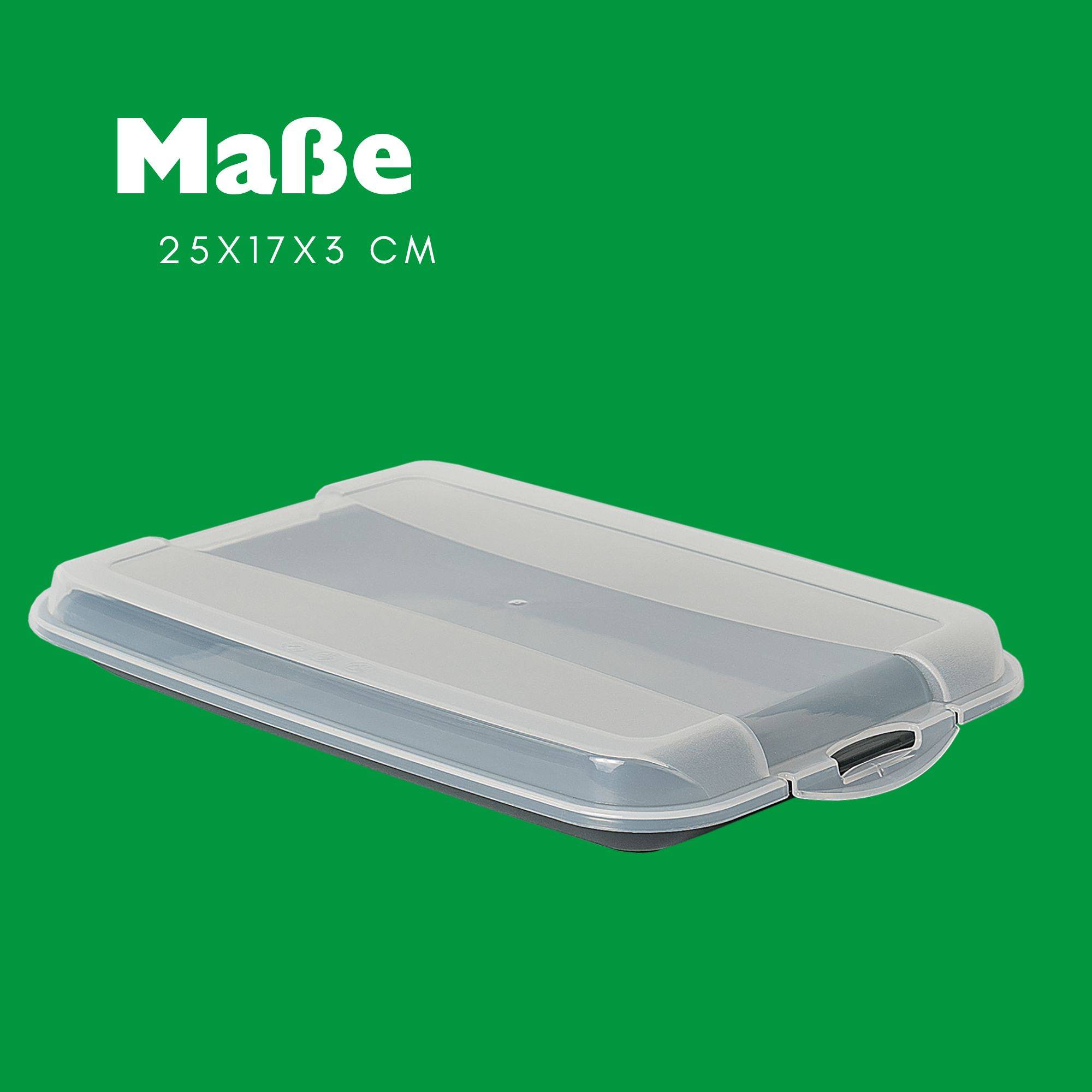 Novaliv Anthrazit Premium Aufschnittbox mit Transparentem Deckel, Frischhaltedosen für Wurst & Käse Maße 25x17x3 cm Kühlschrank Organizer Knäckeb