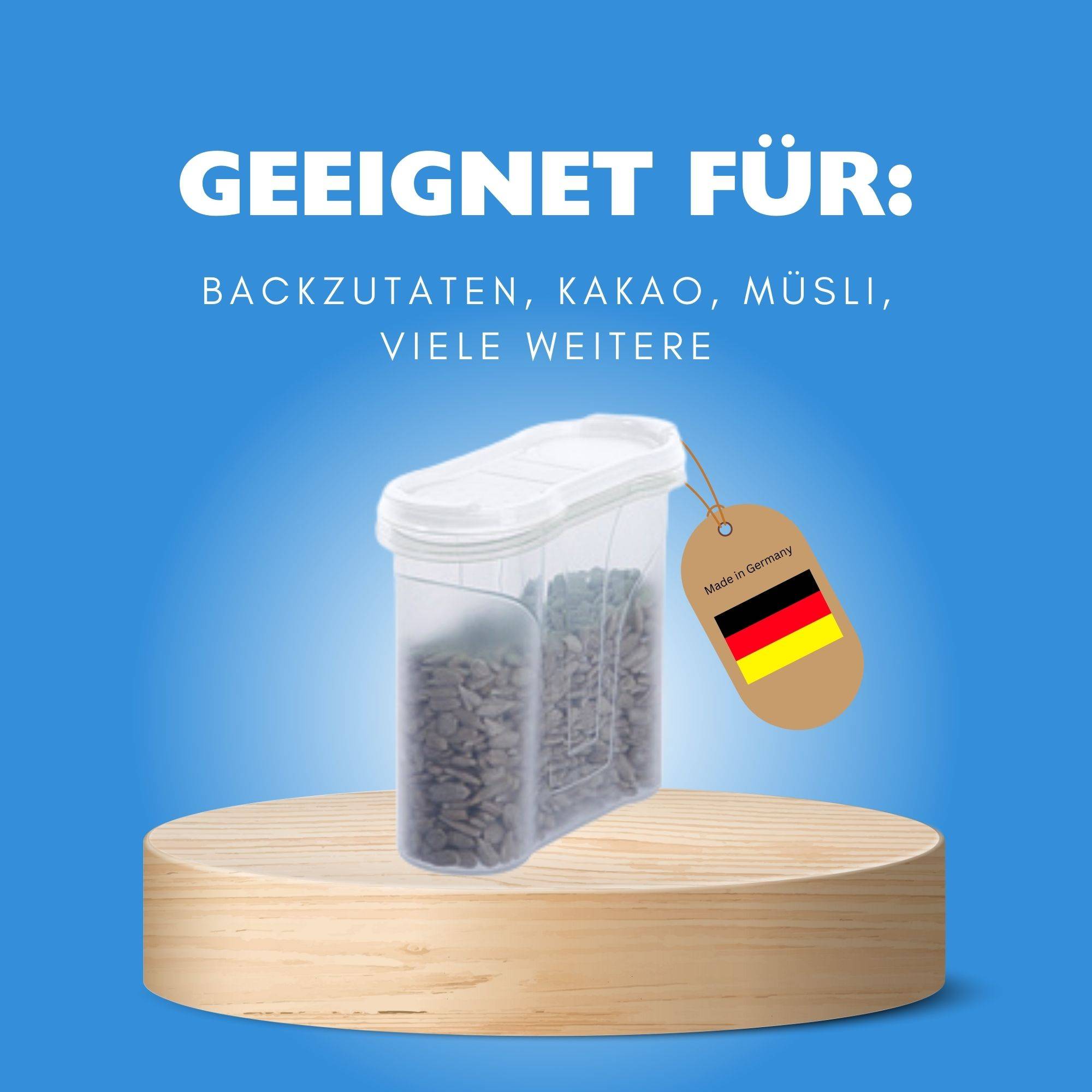 Novaliv Salzstreuer 2er SET Salz Vorratsdose zum Streuen 300 ml Maße (LxBxH): 11 x 5 x 11 cm Dosen für Gewürze mit Deckel Salz und Pfefferstreuer