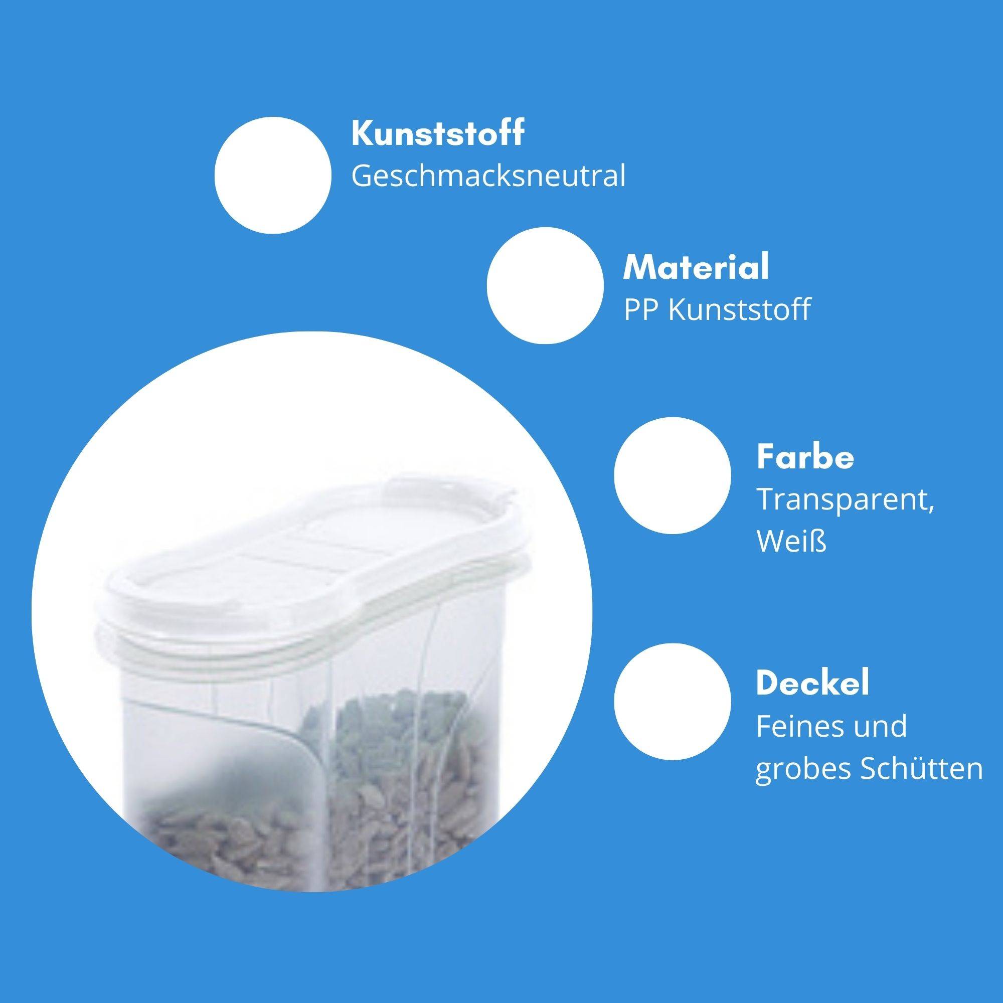 Novaliv Salzstreuer 2er SET Salz Vorratsdose zum Streuen 300 ml Maße (LxBxH): 11 x 5 x 11 cm Dosen für Gewürze mit Deckel Salz und Pfefferstreuer