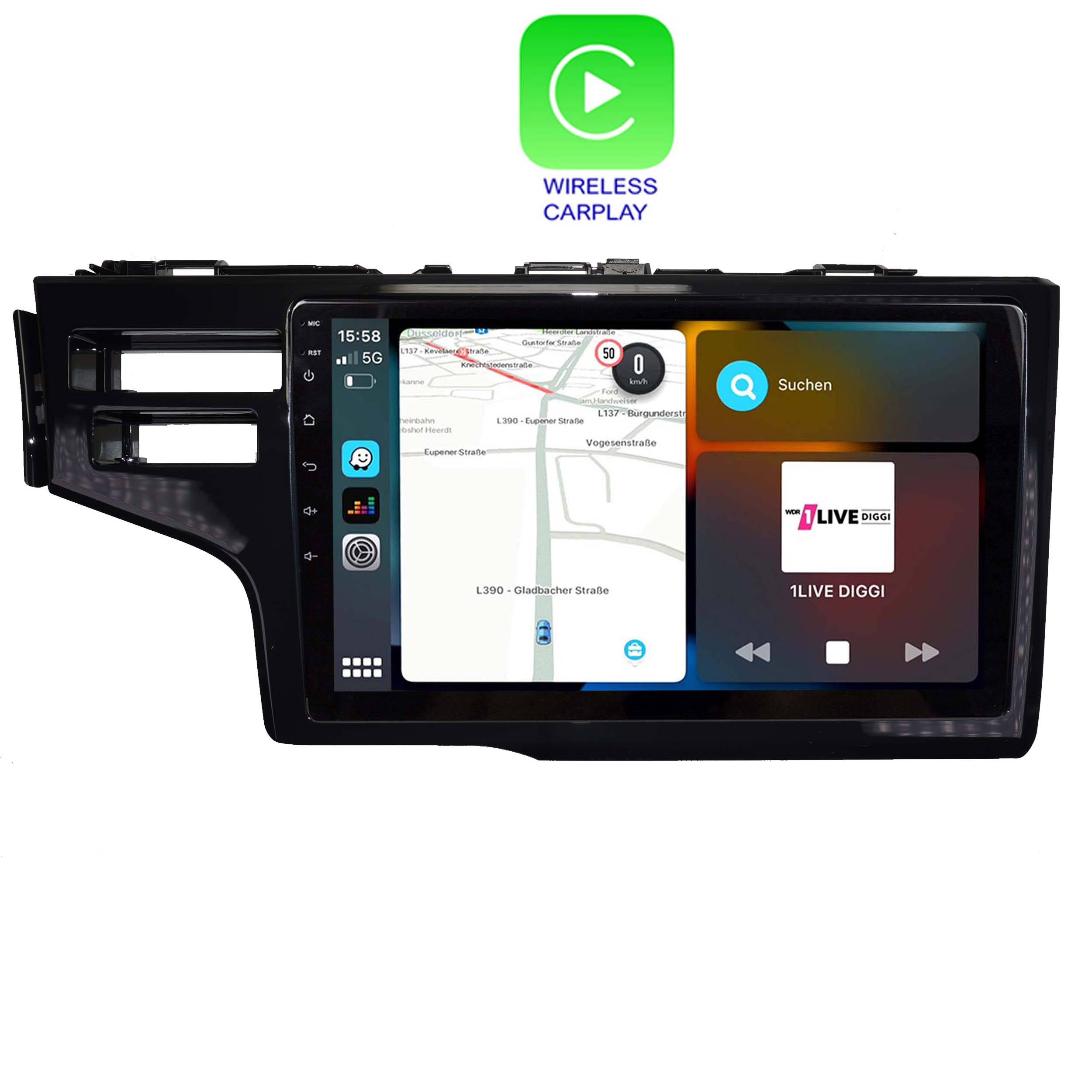 Für Honda Jazz Fit 3 15-20 10" Touch Android Autoradio GPS CarPlay AndroidAuto