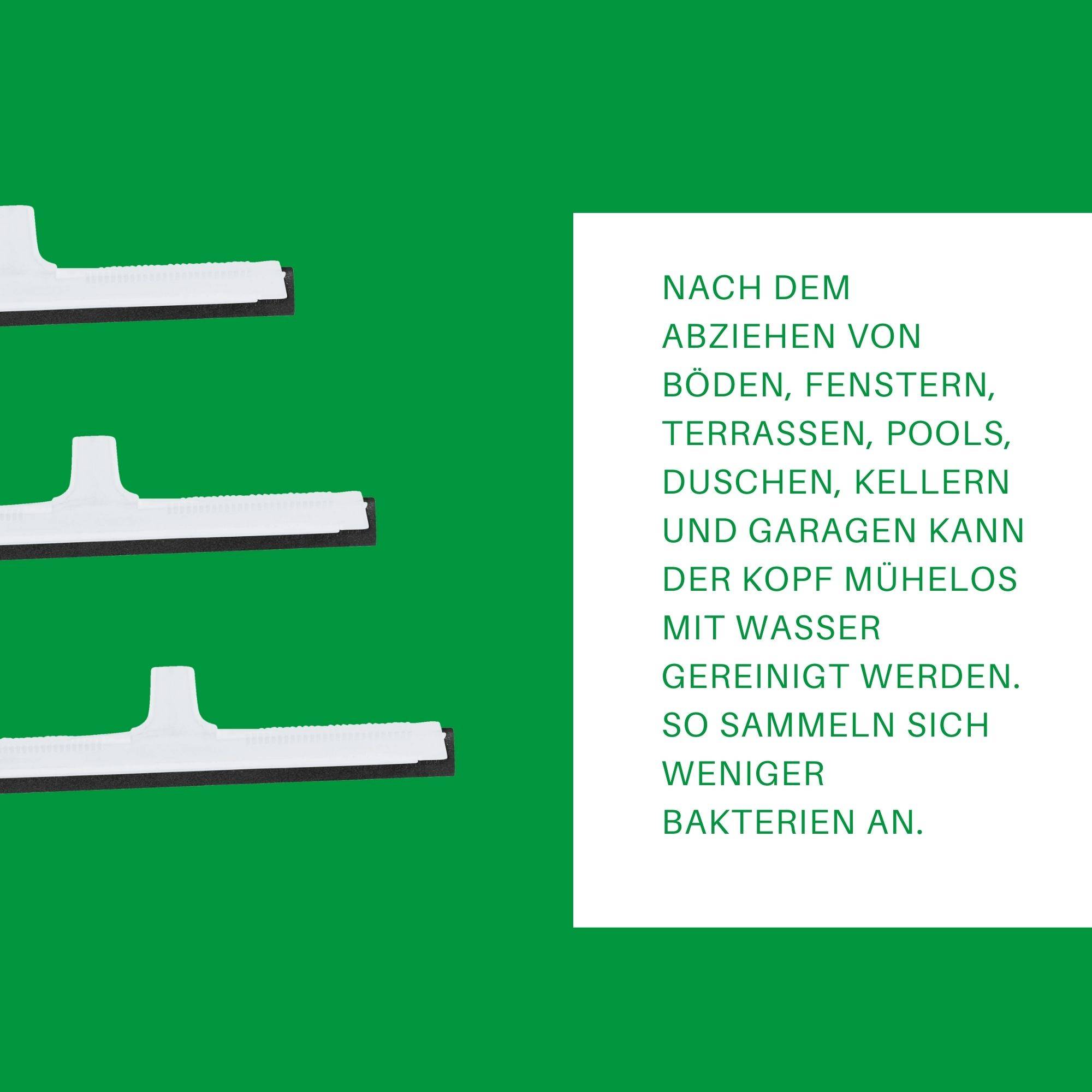 Novaliv 4x Badabzieher Dusche Kunststoff 43cm I Wasser Abzieher Schieber für Boden Wasserabzieher Terasse Boden I Badabzieher DuscheXXL breit
