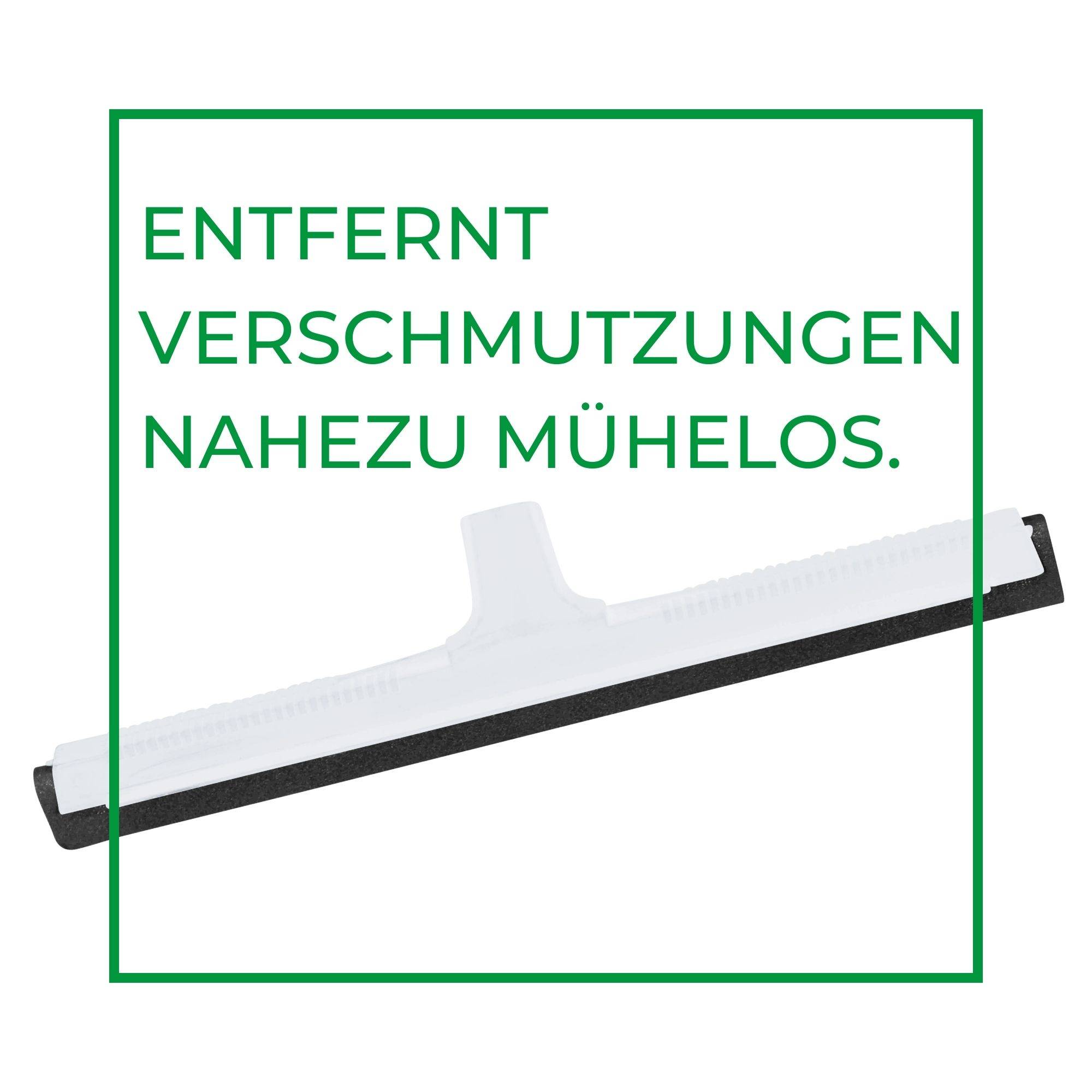 Novaliv 3x Badabzieher mit Stiel Dusche Kunststoff 43cm I Badabzieher Dusche XXL breit Fliesen I Wasser Abzieher Schieber für Boden Wasserabzieher