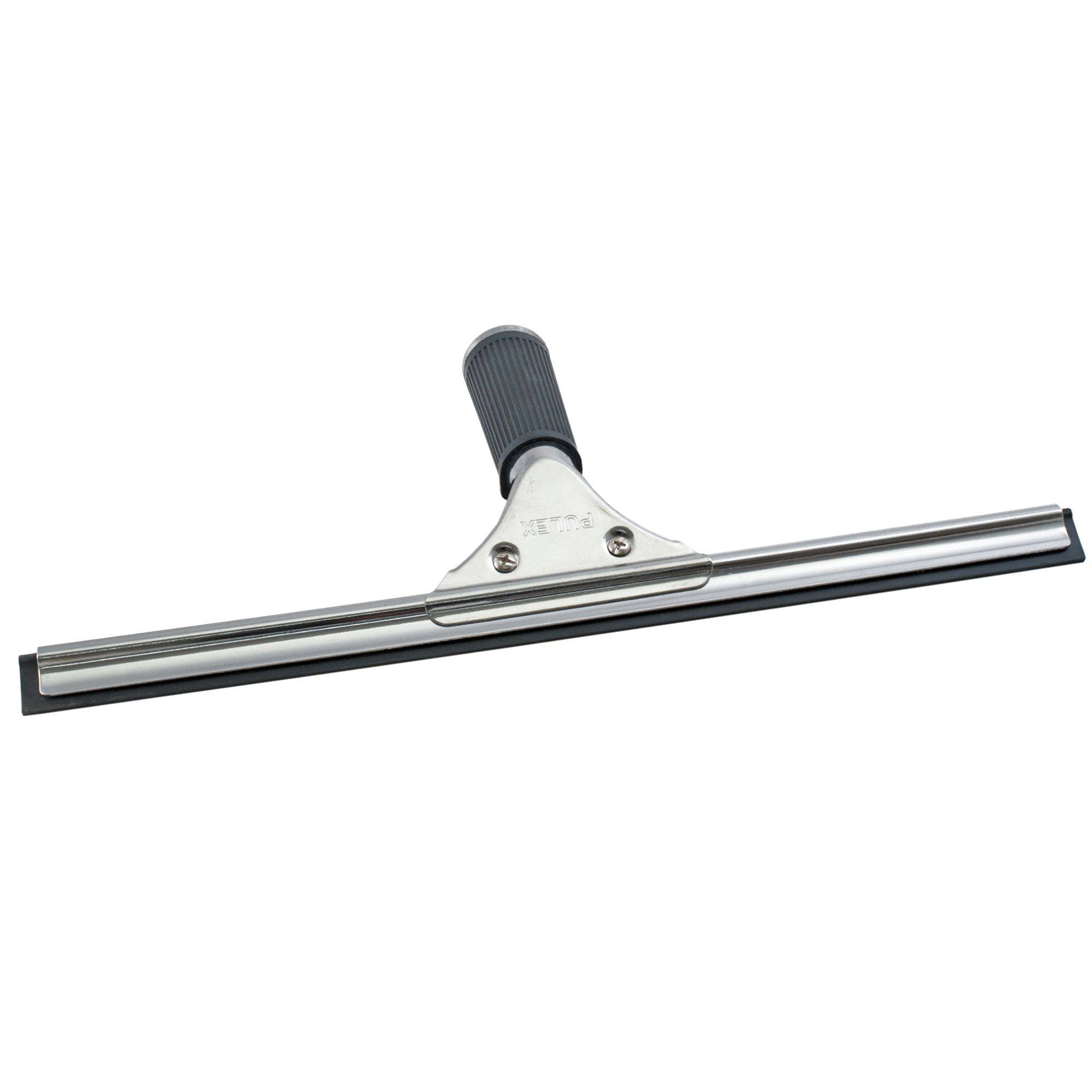 Novaliv Fensterabzieher Profi 25 cm Fensterreiniger Edelstahl mit auswechselbaren Gummilippe Fensterlippe Fensterreinigung Abzieher Fenster