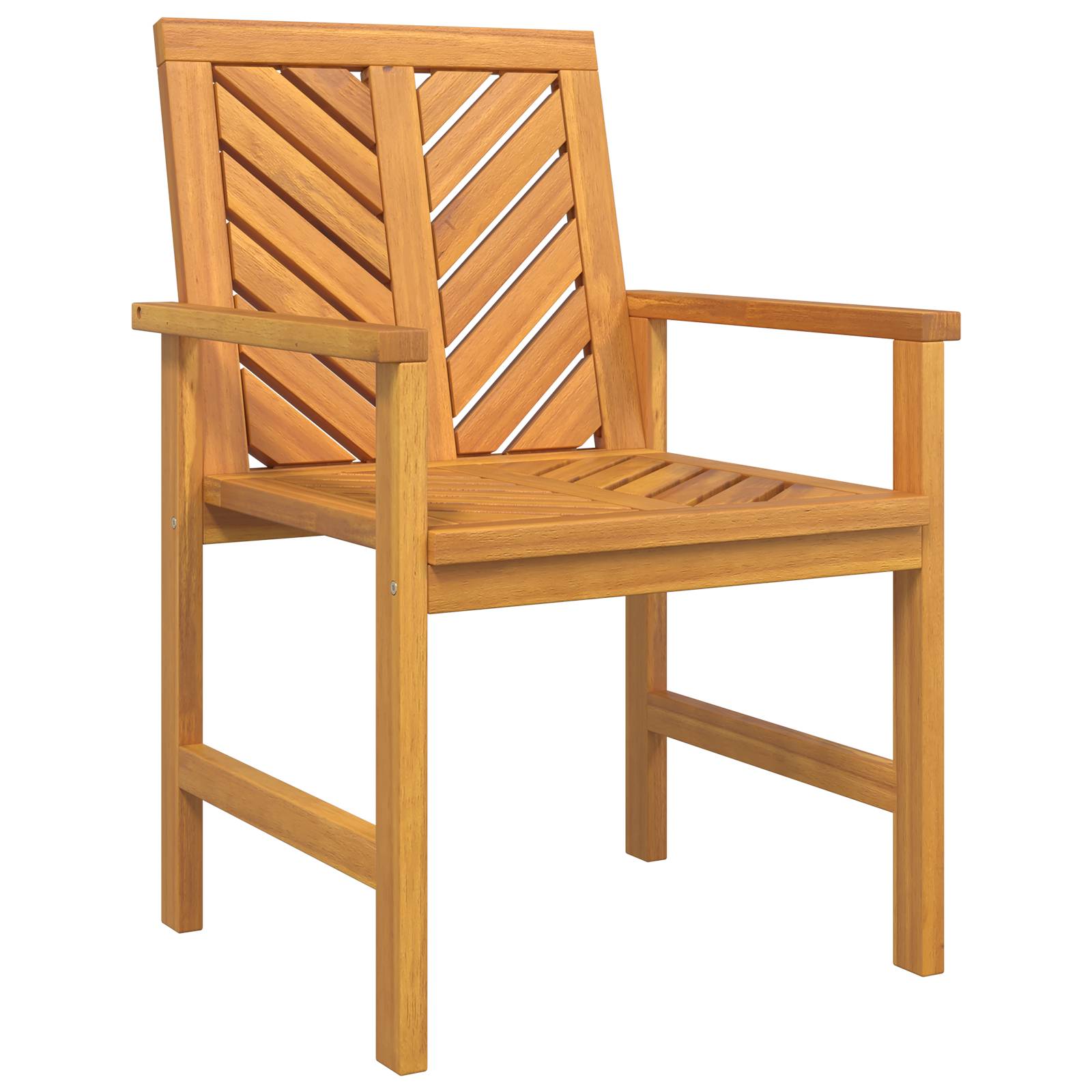 vidaXL 5-teilige Garten-Essgruppe aus massivem Akazienholz