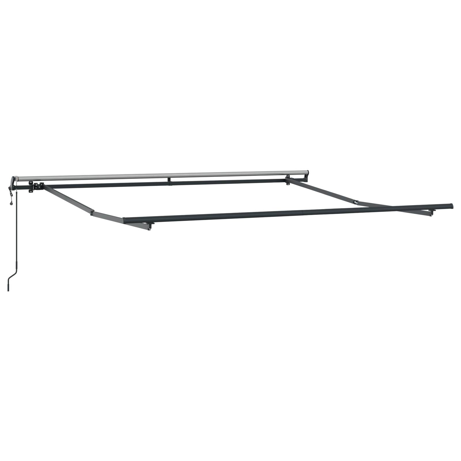 vidaXL Automatische einziehbare Markise Grün und Gelb 300x250 cm