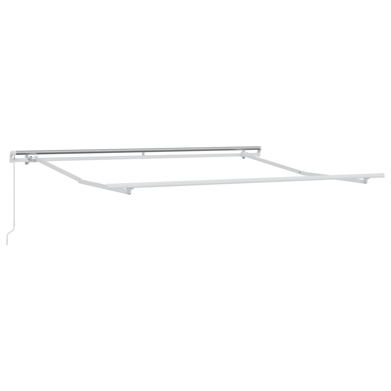 vidaXL Einziehmarkise Manuell Beige 300x250 cm