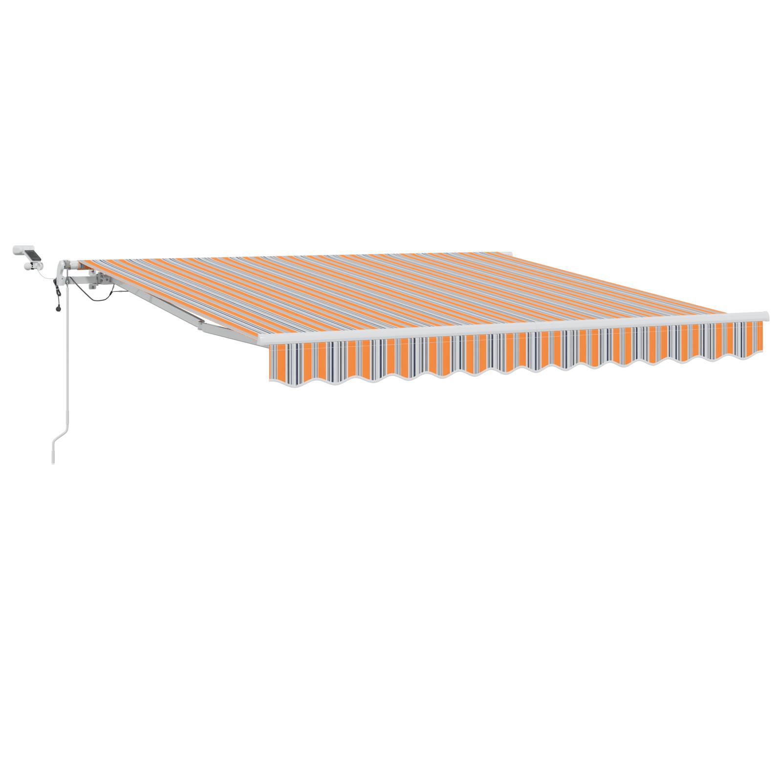 vidaXL automatische einziehbare Markise mit LED-Multicolor-Streifen 300x250 cm