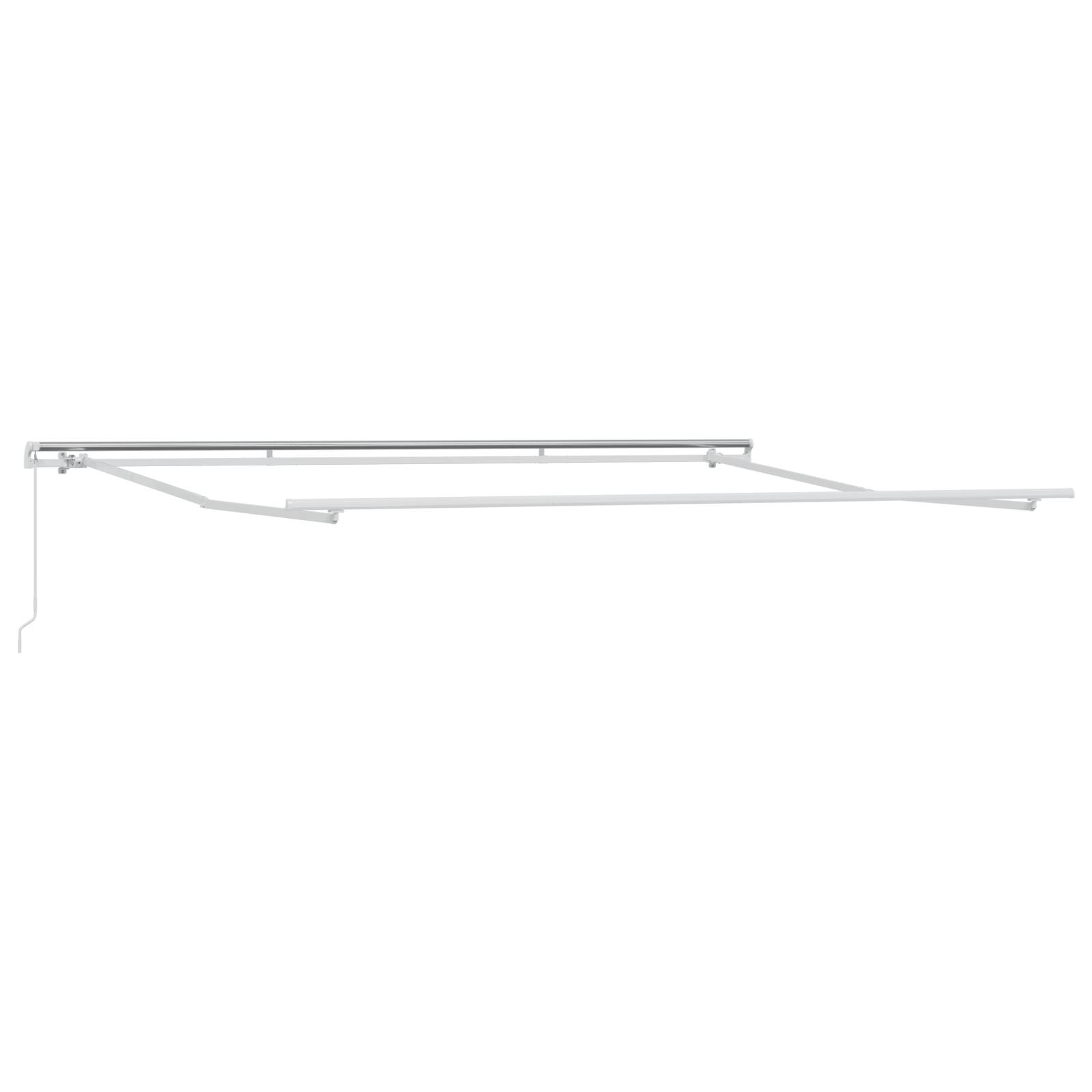 vidaXL Einziehmarkise Manuelle Mehrfarbig Gestreift 400x350 cm